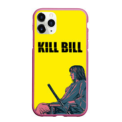 Чехол iPhone 11 Pro матовый Kill Bill, цвет: 3D-малиновый