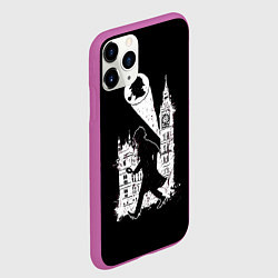 Чехол iPhone 11 Pro матовый Шерлок Холмс, цвет: 3D-фиолетовый — фото 2