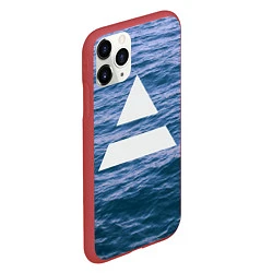 Чехол iPhone 11 Pro матовый 30 STM: Ocean, цвет: 3D-красный — фото 2