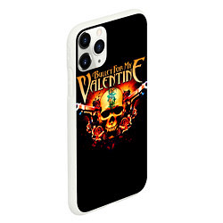 Чехол iPhone 11 Pro матовый BFMV: Guns, цвет: 3D-белый — фото 2