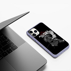 Чехол iPhone 11 Pro матовый 2Pac: All Eyez On me, цвет: 3D-светло-сиреневый — фото 2