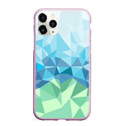Чехол iPhone 11 Pro матовый URAL polygonal, цвет: 3D-розовый