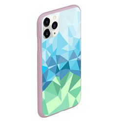 Чехол iPhone 11 Pro матовый URAL polygonal, цвет: 3D-розовый — фото 2