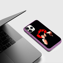 Чехол iPhone 11 Pro матовый Poets of the fall(Марко), цвет: 3D-фиолетовый — фото 2