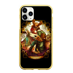 Чехол iPhone 11 Pro матовый Невеста чародея, цвет: 3D-желтый