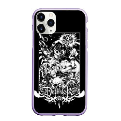 Чехол iPhone 11 Pro матовый Dethklok: Metalocalypse, цвет: 3D-светло-сиреневый