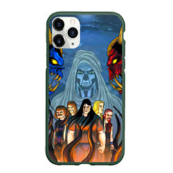 Чехол iPhone 11 Pro матовый Dethklok: Heroes