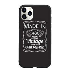 Чехол iPhone 11 Pro матовый Сделано в 1980, цвет: 3D-черный