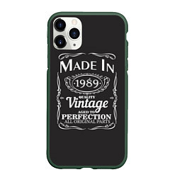 Чехол iPhone 11 Pro матовый Сделано в 1989, цвет: 3D-темно-зеленый