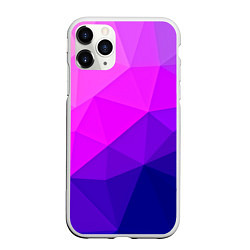 Чехол iPhone 11 Pro матовый Geometrica, цвет: 3D-белый