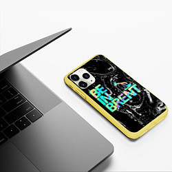 Чехол iPhone 11 Pro матовый Be in brent, цвет: 3D-желтый — фото 2