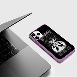 Чехол iPhone 11 Pro матовый Wolves in the Throne Room, цвет: 3D-фиолетовый — фото 2