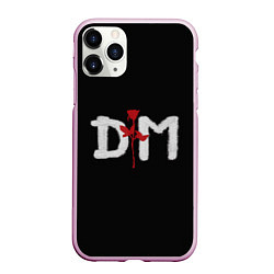 Чехол iPhone 11 Pro матовый DM: Rose, цвет: 3D-розовый