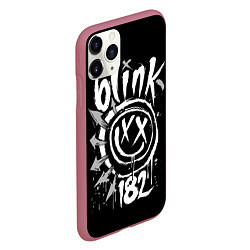 Чехол iPhone 11 Pro матовый Blink-182, цвет: 3D-малиновый — фото 2