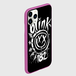 Чехол iPhone 11 Pro матовый Blink-182, цвет: 3D-фиолетовый — фото 2
