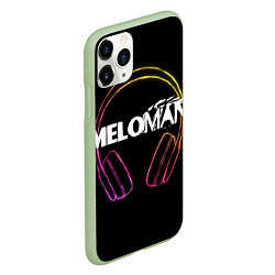 Чехол iPhone 11 Pro матовый Meloman, цвет: 3D-салатовый — фото 2