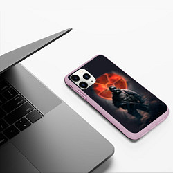 Чехол iPhone 11 Pro матовый STALKER: Red Sun, цвет: 3D-розовый — фото 2