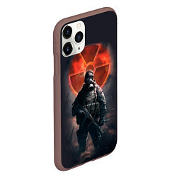 Чехол iPhone 11 Pro матовый STALKER: Red Sun, цвет: 3D-коричневый — фото 2