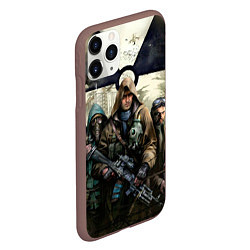 Чехол iPhone 11 Pro матовый STALKER: Radioactive, цвет: 3D-коричневый — фото 2