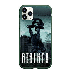 Чехол iPhone 11 Pro матовый STALKER: Pripyat, цвет: 3D-темно-зеленый