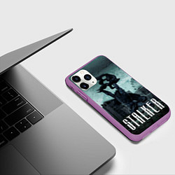 Чехол iPhone 11 Pro матовый STALKER: Pripyat, цвет: 3D-фиолетовый — фото 2