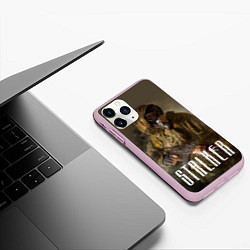 Чехол iPhone 11 Pro матовый STALKER: Warrior, цвет: 3D-розовый — фото 2