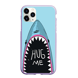 Чехол iPhone 11 Pro матовый Shark: Hug me
