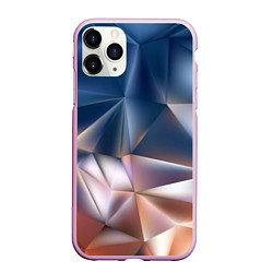 Чехол iPhone 11 Pro матовый Abstract, цвет: 3D-розовый