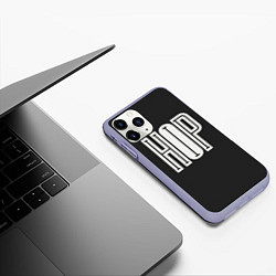 Чехол iPhone 11 Pro матовый Hip-Hop Inside, цвет: 3D-светло-сиреневый — фото 2