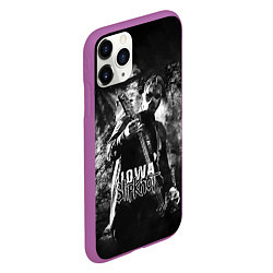 Чехол iPhone 11 Pro матовый Slipknot: Iowa, цвет: 3D-фиолетовый — фото 2