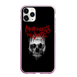 Чехол iPhone 11 Pro матовый MIW Skull, цвет: 3D-розовый