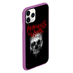 Чехол iPhone 11 Pro матовый MIW Skull, цвет: 3D-фиолетовый — фото 2