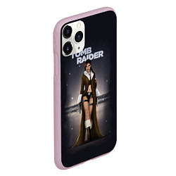 Чехол iPhone 11 Pro матовый TOMB RAIDER, цвет: 3D-розовый — фото 2