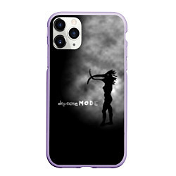 Чехол iPhone 11 Pro матовый Depeche Mode, цвет: 3D-светло-сиреневый