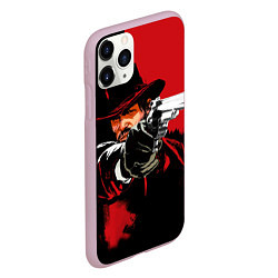 Чехол iPhone 11 Pro матовый Red Dead Redemption, цвет: 3D-розовый — фото 2