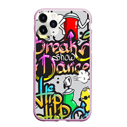 Чехол iPhone 11 Pro матовый Break Show Dance, цвет: 3D-розовый