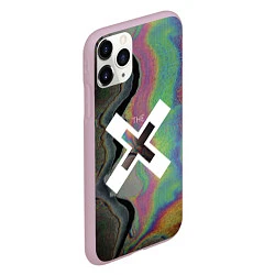 Чехол iPhone 11 Pro матовый The XX: Neon Colour, цвет: 3D-розовый — фото 2