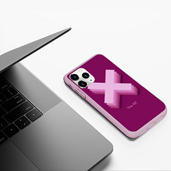 Чехол iPhone 11 Pro матовый The XX: Purple, цвет: 3D-розовый — фото 2