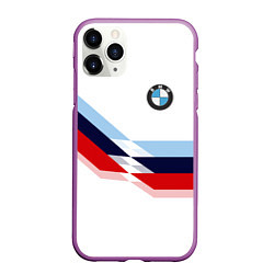 Чехол iPhone 11 Pro матовый BMW БМВ WHITE