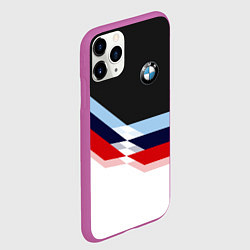 Чехол iPhone 11 Pro матовый BMW M SPORT, цвет: 3D-фиолетовый — фото 2