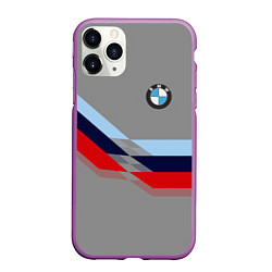 Чехол iPhone 11 Pro матовый Бмв Bmw 2018 Grey, цвет: 3D-фиолетовый