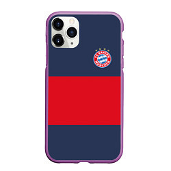 Чехол iPhone 11 Pro матовый Bayern Munchen - Red-Blue FCB 2022 NEW