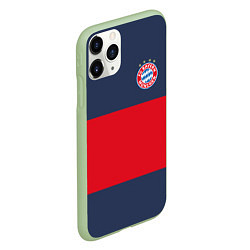 Чехол iPhone 11 Pro матовый Bayern Munchen - Red-Blue FCB 2022 NEW, цвет: 3D-салатовый — фото 2