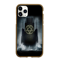 Чехол iPhone 11 Pro матовый HIM: Devil Castle, цвет: 3D-коричневый