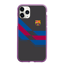 Чехол iPhone 11 Pro матовый Barcelona FC: Dark style