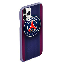 Чехол iPhone 11 Pro матовый Paris Saint-Germain, цвет: 3D-серый — фото 2