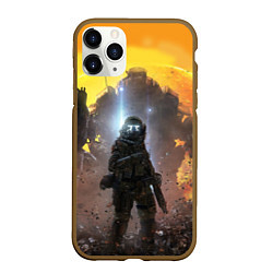 Чехол iPhone 11 Pro матовый Titanfall: Robots War