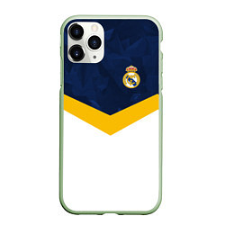 Чехол iPhone 11 Pro матовый Real Madrid FC: Sport, цвет: 3D-салатовый