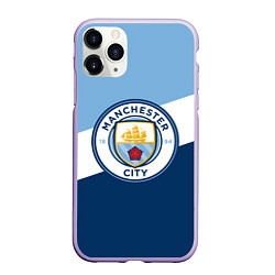 Чехол iPhone 11 Pro матовый FC Manchester City: Colors