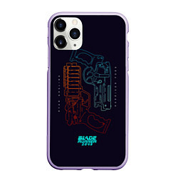 Чехол iPhone 11 Pro матовый Blade Runner Guns